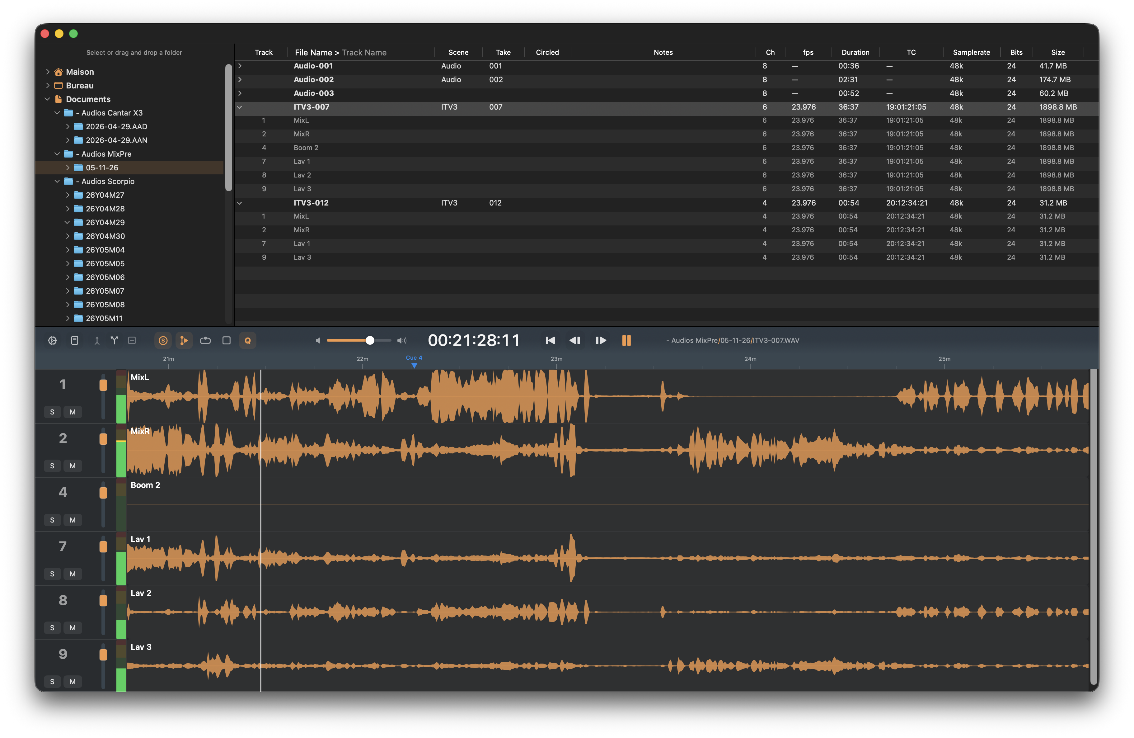 WaveTag Pro Desktop Interface